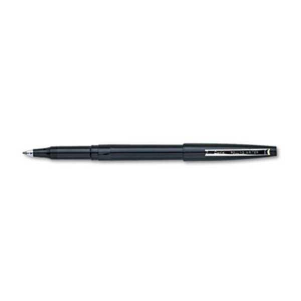 Inkinjection Rolling Writer Roller Ball Capped Pen  Black Ink  Medium  Dozen IN706679